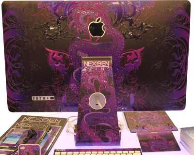 Sticker mbrojtës Nexgen Skins Serpentine 3D, set komplet, për iMac 27"