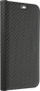 Këllëf libri OEM LUNA Book Carbon për Samsung A14 4G / A14 5G, me magnet, i zi