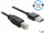 Kabllo Delock USB-A - USB-B, 1m, e zezë
