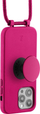 Mbrojtëse telefoni Just Elegance Orchid Flower, për iPhone 13 Pro, me PopSocket dhe rrip, rozë
