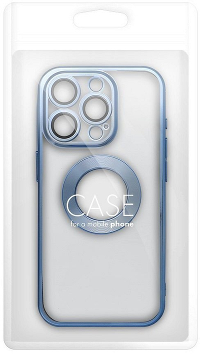 Mbulesë telefoni OEM GLAM për iPhone 17, TPU, Air Blue, blu