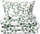 Комплет чаршафи Bed Linen Satin Exclusive Floral, 220x200 cm, памук сатен, нијанси зелена