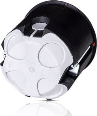 Kuti elektrike Simet 86162007, rezistente ndaj zjarrit, thellësi 62 mm, e zezë