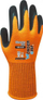 Dorëza pune Wonder Grip WG-320 Thermo Lite, double latex, masa 8 M, portokalli