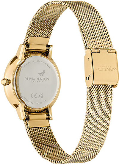 Orë dore për femra Olivia Burton Signature 24000022, e artë
