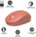 Maus pa kabllo Port Connect Brick, USB A USB C, 1600 DPI, i zi