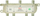Splitter antene Triax 1 me 6, 5–2400 MHz, alumin, gri