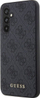 Kuti mbrojtëse Guess 4G Metal Logo për Samsung Galaxy S23 FE, lëkurë eco, ngjyrë ari