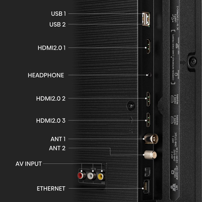 Телевизор Hisense 65E7Q, 65\", 4K Смарт, црн