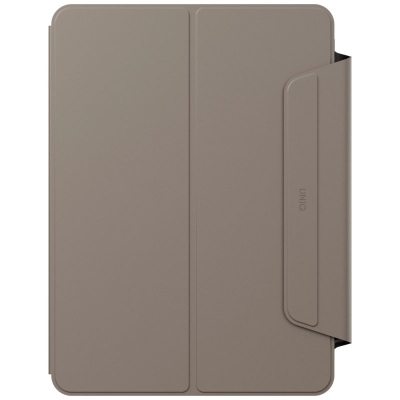 Këllëf tableti UNIQ Rovus Snapmount për iPad Air 13", me magnet, rrotullim 360°, gri