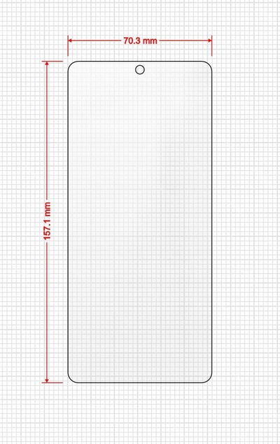 Folje mbrojtëse matte Grizz për Infinix Note 30 Pro, 2 copë, kundër gjurmëve të gishtave, transparente