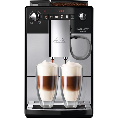 Makinë për kafe Melitta Latticia F300-101, e zezë/ argjendtë