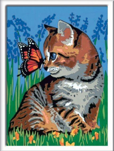 Set pikturimi Ravensburger CreArt Best Friends, paint by numbers, për kalamaj dhe të rritur