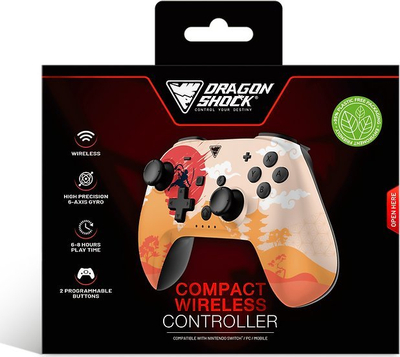 Gamepad Dragonshock PopTop Compact, Bluetooth, Nintendo Switch, shumëngjyrësh