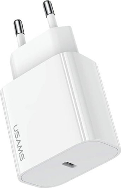 Karikues muri USAMS CC226 T65, 20W PD, USB C, i bardhë