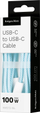 Kabllo USB C Kruger&amp;Matz, USB C në USB C, 100W, 1 m, blu