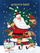 Kartolinë urimi Henry Christmas Santa Claus, format B6, dizajn vertikal, shumëngjyrëshe
