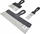 Shpatull inox AWTools AWTOOLS, 600mm, dorezë plastike, gri