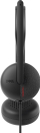 Kufje me kabllo Dell WH3024, USB C, mikrofon me anulim zhurme, të zeza