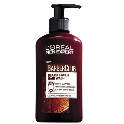 Gel pastrues për mjekrën, fytyrën dhe flokët Loreal Paris 200 ml