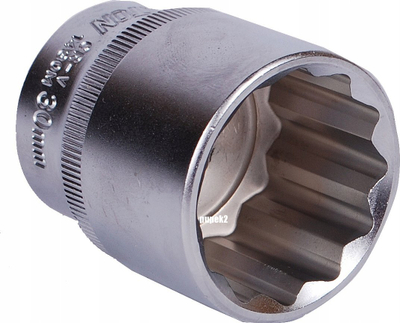 Çelës dops Honiton, 1/2", 22 mm, metalik