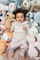 Lodër pelushi Spinmaster Baby Wolf, 20 cm, për bebe, portokalli