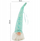 Figurine dekorative Santa Claus me LED, 25cm, blu