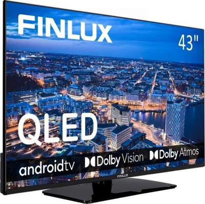 TV Finlux 43FUH7161, 43", QLED 4K, Android TV, i zi