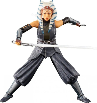 Figurë aksioni Hasbro Star Wars The Black Series Ahsoka Tano, 15 cm, me shpatë drite, gri