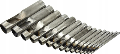 Set grirëse vrimash GEKO, 15 copë, diametra 2 deri 22mm, metal
