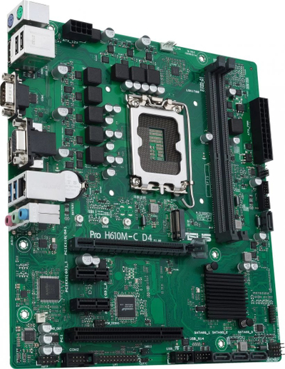 Pllakë amë ASUS PRO H610M-C D4-CSM, Intel H610, Socket 1700, 2 slot, Micro ATX