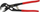 Pensa uji Ratchet Hard Head 250mm, çelik CrV, dorezë kundra rrëshqitjes, të zeza
