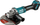 Brushe këndi pa kabllo Makita XGT, 230mm, 40V, pa bateri
