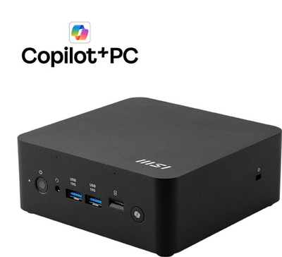 Mini PC MSI Cubi NUC AI+ 039AT, Intel Core Ultra 7 4.8GHz, kompakt, i zi