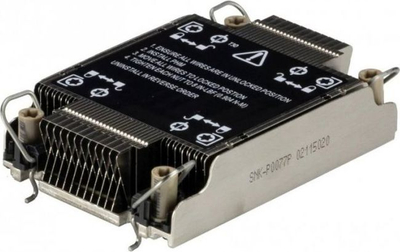 Ftohës procesori Supermicro SNK-P0077P, pasiv 1U, për Intel Xeon LGA4189, i zi me argjend