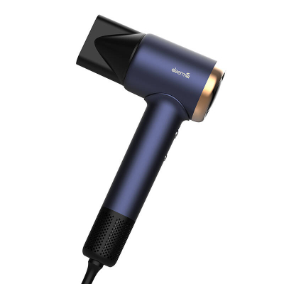 Tharëse flokësh Deerma DEM-CF50W, motor brushless, jone negative, blu