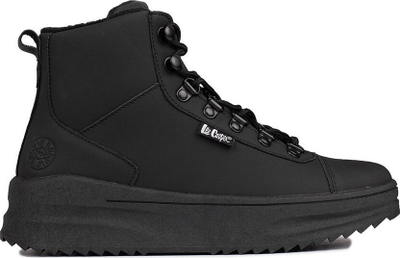 Зимски чизми за жени Lee Cooper LCJ-23-31-3028LA, со врвки, со флис, црни
