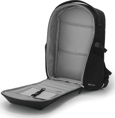 Çantë shpine XD Design Bizz për laptop 16\", kundra ujit, e zezë
