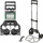 Преклоплива транспортна количка Rockforce RF-TH6001002, капацитет 80 kg, платформа со тркала, сива