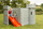 Kështjellë lodër Little Tikes Castle, me rrëshqitëse, për oborr, gri me portokalli