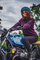 Kaska moto CASSIDA Eso Super Hooligan, fiberglass, open face, e zezë mat metalike blu