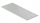 Pllakë e perforuar Koelner D-PP-824, 80x240x2 mm, çelik i galvanizuar, argjendtë