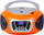 Radio portabël me CD Trevi CMP 510 DAB, USB, AUX, portokalli