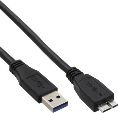 USB кабел Brackton, USB 3.0 во MicroUSB 3.0, 2m, црн