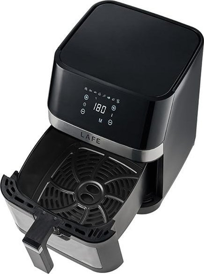 Фритеза со воздух Lafe Air Fryer, 5L, 1500W, 8 програми, црна