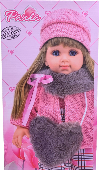 Kukull bebë Gazelo Toys Charming Doll, interaktive që flet dhe këndon, 40 cm, me shishe magjike