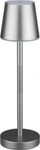 Lampë tavoline V-TAC LED 3W, 4000K, me bateri të rikarikueshme, gri