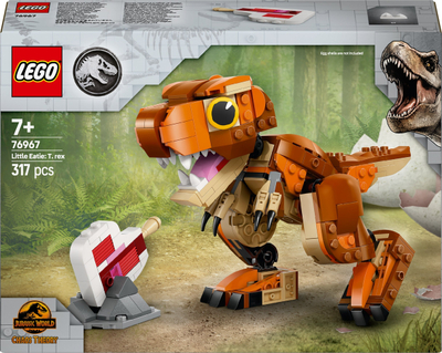 Set lodër LEGO Little Eatie T. Rex, Jurassic World, për fëmijë