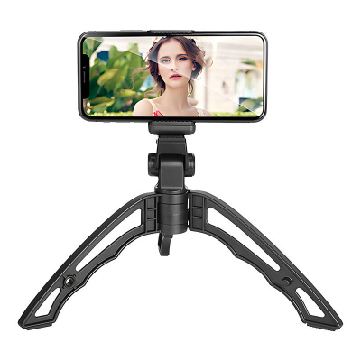 Tripod telefoni APEXEL APL-JJ04, rregullueshëm 360°, kompakt, i zi