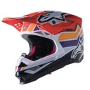 Kaskë motoçiklete Alpinestars Supertech S M10 Troy Lee Designs, XXL, portokalli verdhë